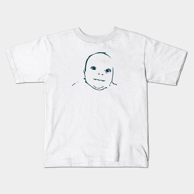 Baby Face Kids T-Shirt by archiesgirl